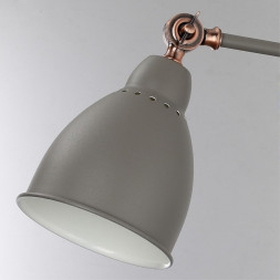 Светильник настенный Arte Lamp A2055AP-1GY BRACCIO серый 1хE27х60W 220V