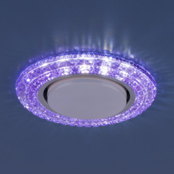 Точечный светильник со светодиодами фиолетовый Elektrostandard 3030 GX53