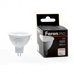 Лампа светодиодная Feron.PRO LB-1607 G5.3 7W 6400K арт.38187