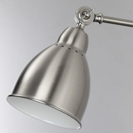 Светильник настенный Arte Lamp A2055AP-1SS BRACCIO матовое серебро 1хE27х60W 220V
