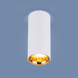 Накладной потолочный  светодиодный светильник Elektrostandard DLR030 12W 4200K золото/белый матовый