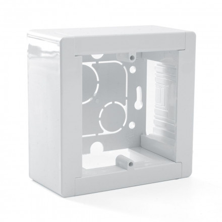 EBX20-04-1 Коробка монтажная для открытой установки 88*88*42,5мм, белый (К-440) арт.39928