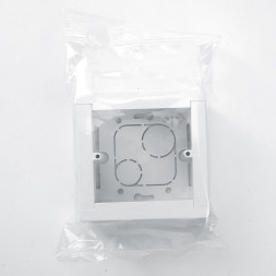 EBX20-04-1 Коробка монтажная для открытой установки 88*88*42,5мм, белый (К-440)
