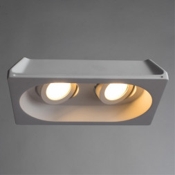 Светильник потолочный поворотный Arte Lamp A9215PL-2WH INVISIBLE белый 2хGU10х35W