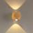 4220/4WL HIGHTECH ODL21 189 золотист/металл Настенный светильник IP54 LED 4W 358Лм 3200K DIAMANTA