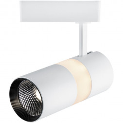 Светодиодный светильник Feron AL108 трековый на шинопровод 12+5W, 35 градусов, 4000К и подсветка 3000К арт.32452
