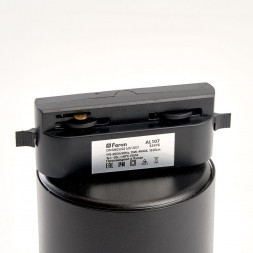 Светодиодный светильник Feron AL107 трековый однофазный на шинопровод 15W, 90 градусов, 4000К, черный арт.32476