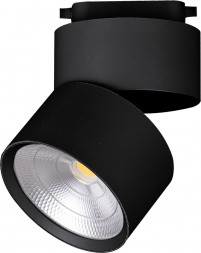 Светодиодный светильник Feron AL107 трековый однофазный на шинопровод 25W, 90 градусов, 4000К, черный