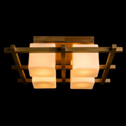 Светильник потолочный Arte Lamp A8252PL-4BR WOODS коричневый 4хE27х60W 220V