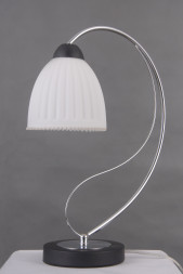 Настольная лампа LINVEL LT 9236/1 Везеа Черный/хром E27 40W