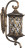 Светильник садово-парковый Feron PL5031 круглый на стену вверх 100W 230V E27, черное золото