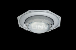 Светильник потолочный LINVEL R50 E14 серый-хром, 305-R50