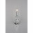 Светильник настенный Omnilux OML-89301-01 Scalea 1хЕ14х60W хром+прозрачный