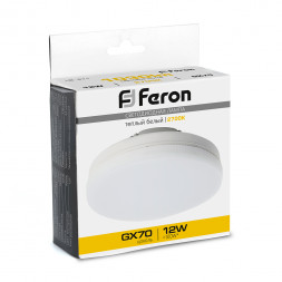 Лампа светодиодная Feron LB-471 GX70 12W 2700K арт.48300