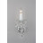 Светильник настенный Omnilux OML-89401-01 Arona 1хЕ14х60W хром+прозрачный