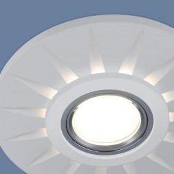 Встраиваемый точечный светильник с LED подсветкой белый Elektrostandard 2243 MR16