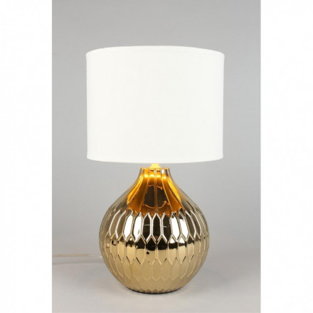 Настольная лампа Omnilux OML-16204-01 Abbadia 1хЕ27х60W золото