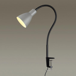 Настольная лампа ODEON LIGHT 1997/1T COSTA E27 60W 220V IP20 серый металлик