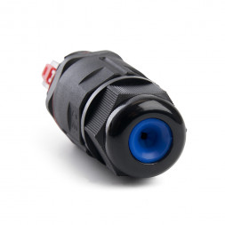 Соединитель-коннектор для проводов LD535, 5-контактный, с пружинным контактом, водонепроницаемый, черный арт.41920