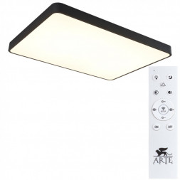 Светильник потолочный Arte Lamp A2662PL-1BK SCENA черный LEDх140W 2700-4500К 220V