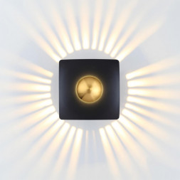 Настенный светильник ODEON LIGHT 4224/13WL ADAMAS LED 13W 220V 3000K IP20 черный/золотистый/металл