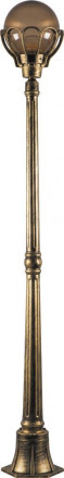 Светильник садово-парковый Feron PL5047 столб 60W E27 230V, черное золото