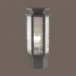 4048/1B NATURE ODL18 599 темно-серый/белый Уличный светильник на столб IP44 E27 100W 220V GINO