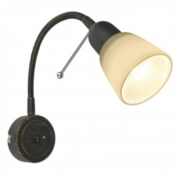 Светильник настенный Arte Lamp A7009AP-1BR LETTURA коричневый 1хE14х40W 220V