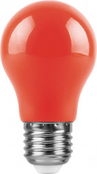Лампа светодиодная Feron LB-375 E27 3W красный арт.25924