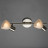 Светильник настенный Arte Lamp A5062AP-2SS PARRY матовое серебро 2хE14х40W 220V