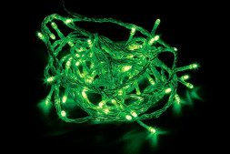 Светодиодная гирлянда Feron CL02 линейная 230V зеленый c питанием от сети